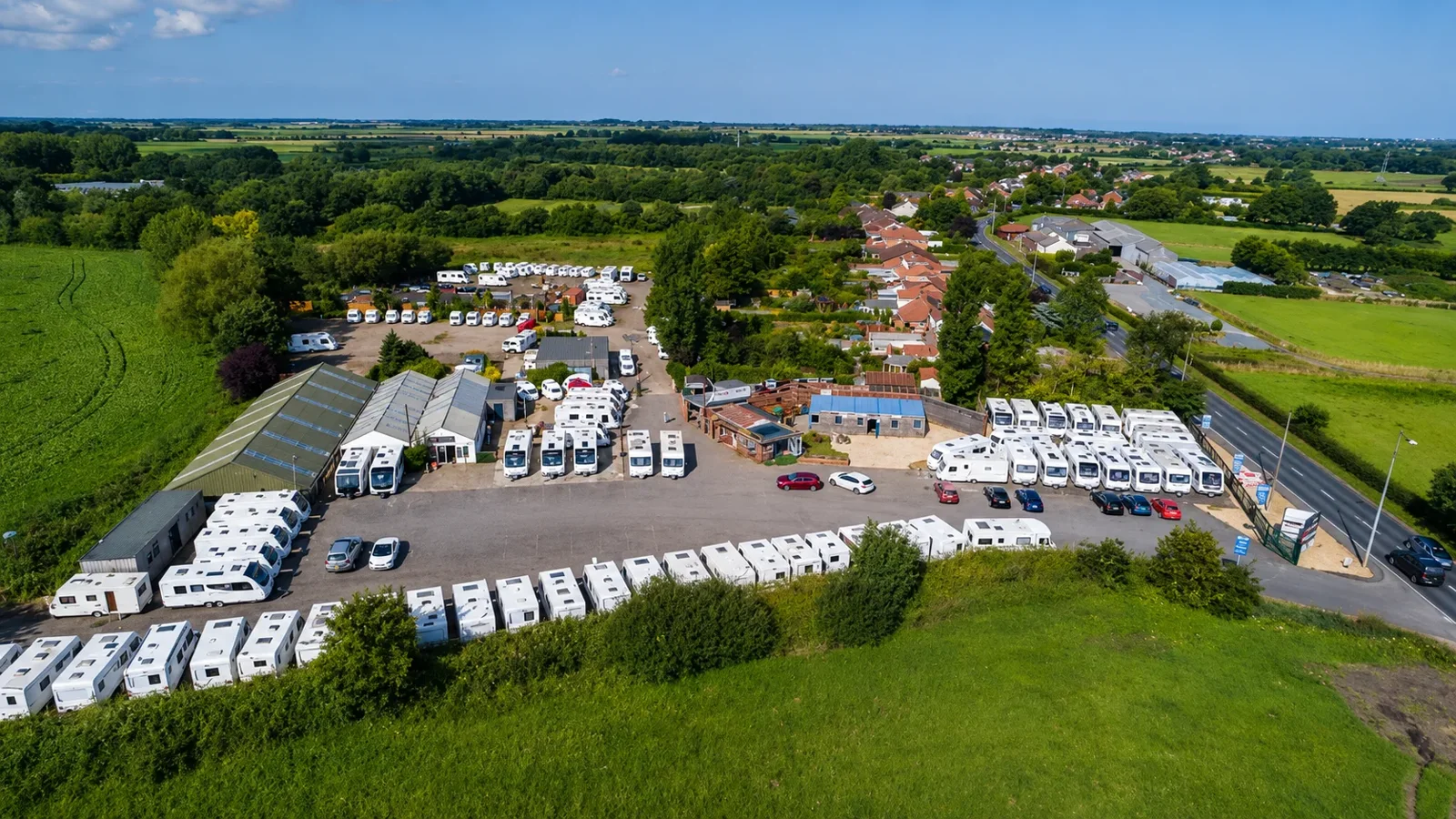 Red Lion Caravan Centre showroom