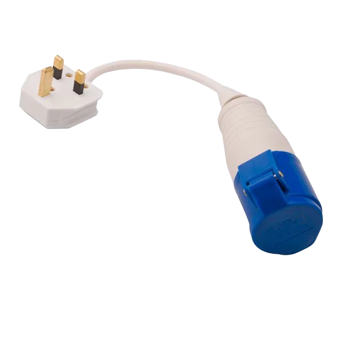 240V 3-pin adapter for caravan mains hook-up
