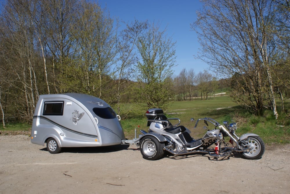 Jørgen Ebbesen, his silver Go-Pod & trike 4