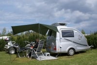 Jørgen Ebbesen, his silver Go-Pod & trike 1