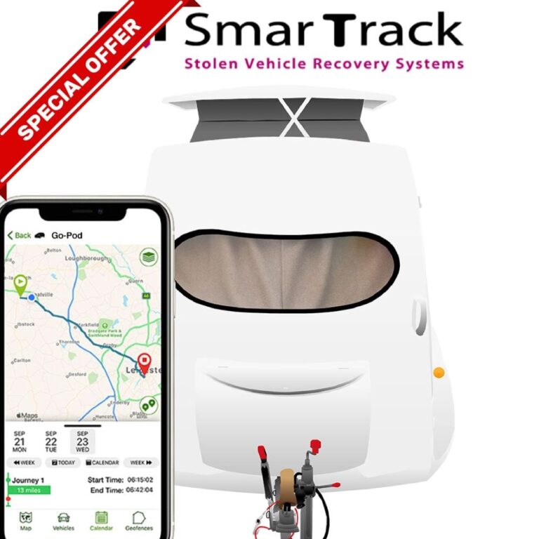 SmarTrack security system - secure your Go-Pod for complete peace of mind!